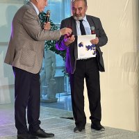 Председателят на НС на ТПК връчи юбилеен медал „100 години НС на ТПК“ на Декана на Факултета по изкуствата на ЮЗУ „Неофит Рилски“ 72